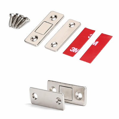 Magnetic Door Closer Without Perforations