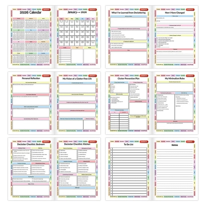 🔥LAST DAY 50% OFF - ✍️2026 Declutter Journal Workbook
