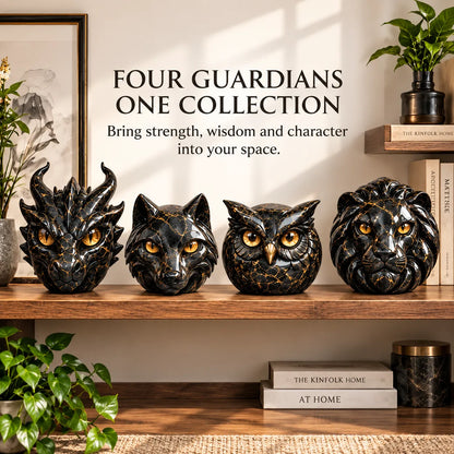 🔥Luxury Guardian Animal Stone Sculpture- ✨Elegant Home Décor & Gift-Ready Art Piece