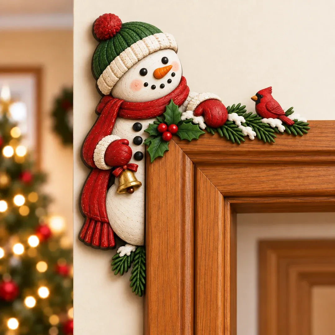 ⏳ Last Day 49% OFF – 🎄 3D Christmas Peekaboo Door Frame Corner Decor | 8 Festive Character Designs with Left & Right Options for Doorways, Entryways & Holiday Corners ✨
