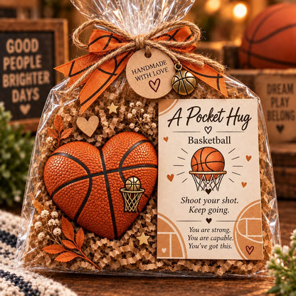 🏆 Sports Pocket Hug – Inspirational Keepsake Gift for Athletes & Sports Lovers ❤️
