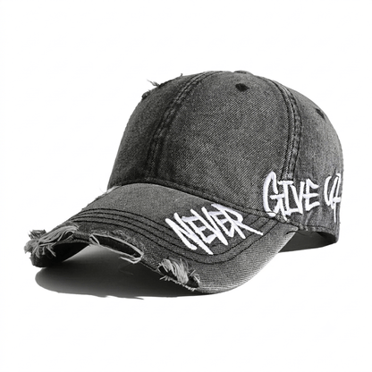 🧢“NEVER GIVE UP” Embroidered Cap
