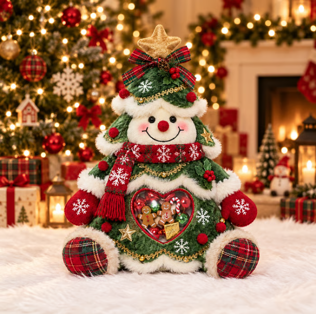 🎅 🎄 Christmas Character Refillable Treat Holder