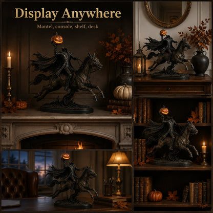 ⏰Last Day Buy 2 Save 10% - 🎃🏇Midnight Chase Headless Horseman Statue | Awaken the Legend of the Hollow(✨Same as the video)