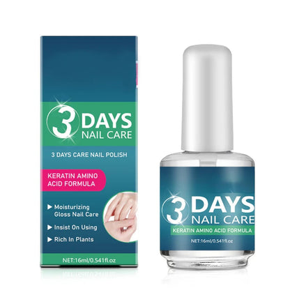💝LAST DAY - BUY 1 GET 1 FREE!!💝3 Days Nail Care - Keratin Amino Acid Formula, Suitable for Soft and Fragile Nails