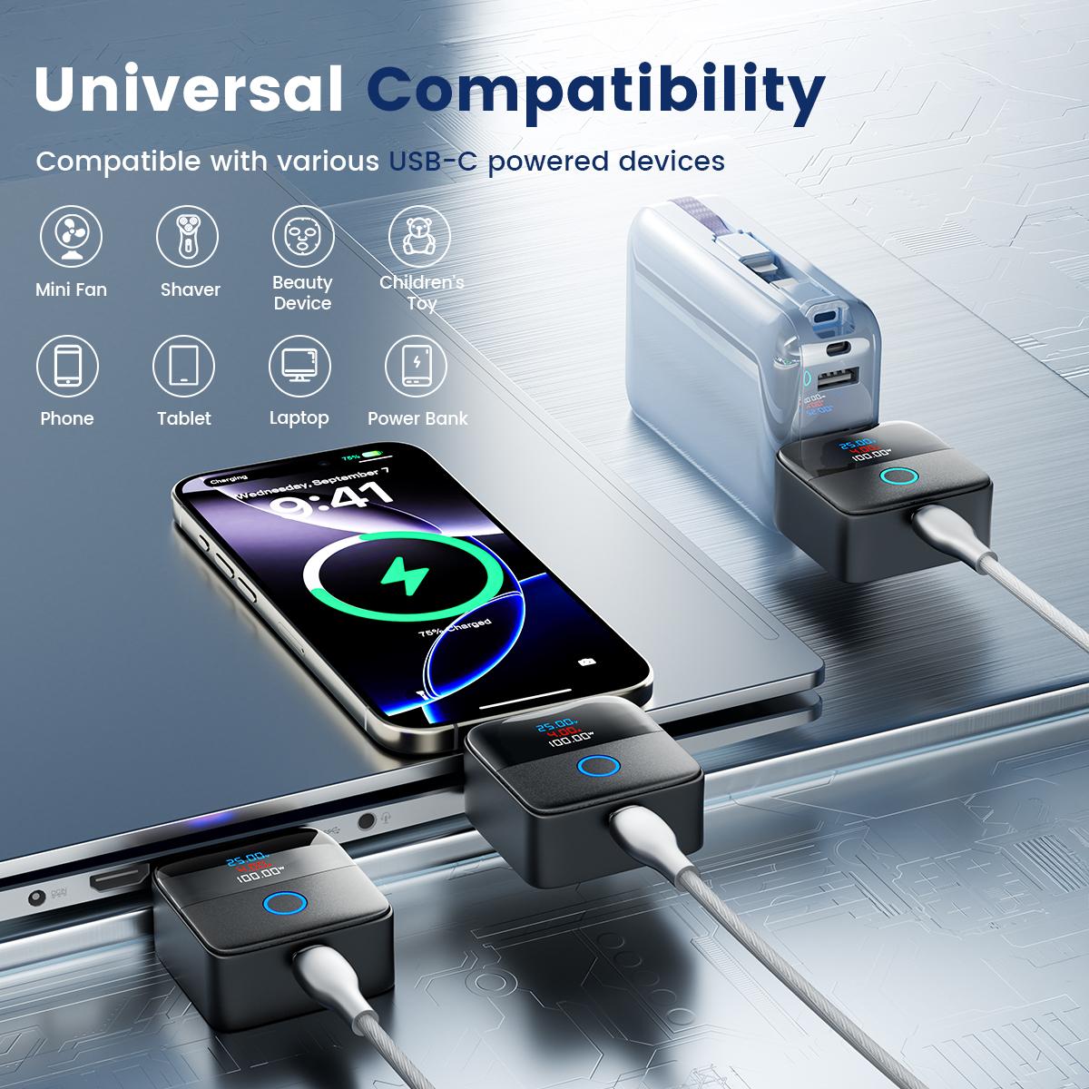 🔥HOT SALE 49% OFF🔋🔌140W Type-C Physical-Disconnect Battery Guard – Smart Auto Power Cut-Off ⚡📱