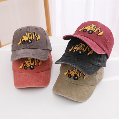 🚜Toddler Excavator Baseball Hat