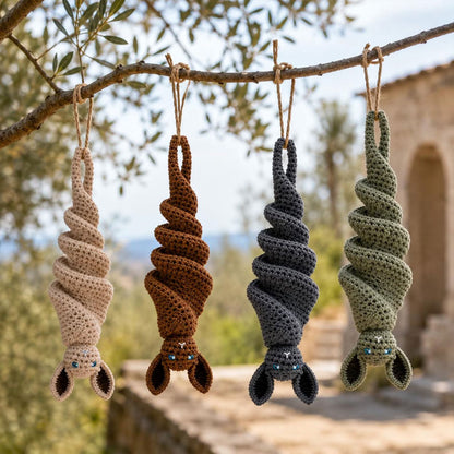 🦇 Crochet Bat Wind Spinner DIY Kit