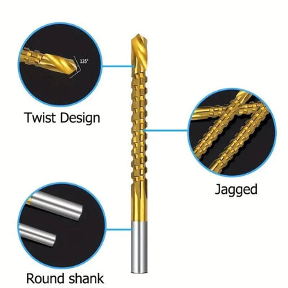 🔩Titanium-Coated Drill Bit Set