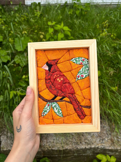 🔥HOT SALE🔥🧵 DIY Kinusaiga Fabric Art Kit – No-Sew Japanese Textile Craft with Nature-Inspired Designs