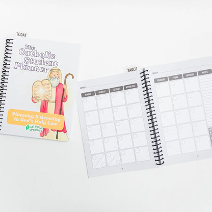 ✨ The Catholic Student Planner — A Faith-Filled Planner To Help Kids Stay Organized, Reflect & Grow