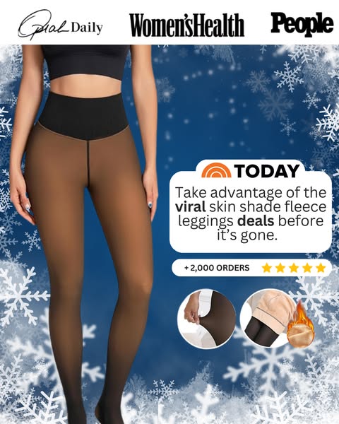 ❄️Hot Sale!!⚡50K+ SOLD!❄️One-Seam Shaping  Leggings✨✨Stay Warm.Look Snatched. 💕