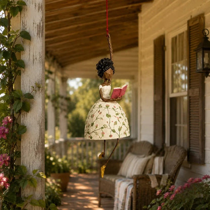 💃🌸 Let Your Space Dance — Whimsical Dancing Lady Hanging Ornament (📦Buy 3 Free Shipping)