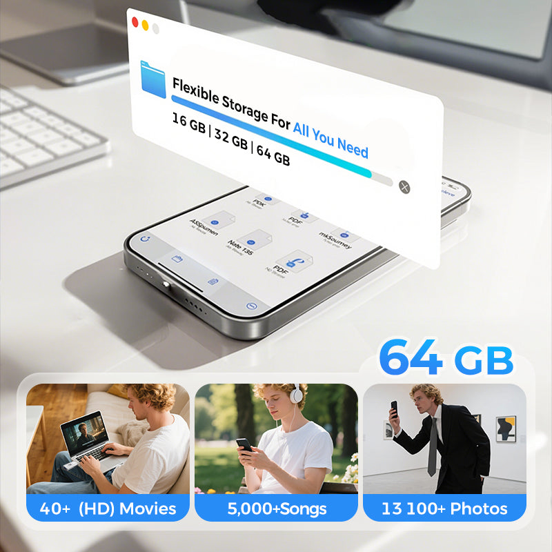 16GB~1TB Micro USB + MFi Certified Lightning + 8 Pin + USB 3.0 ⚡4 in1 Flash Drive for iPhone/iPad/Android/PC⚡