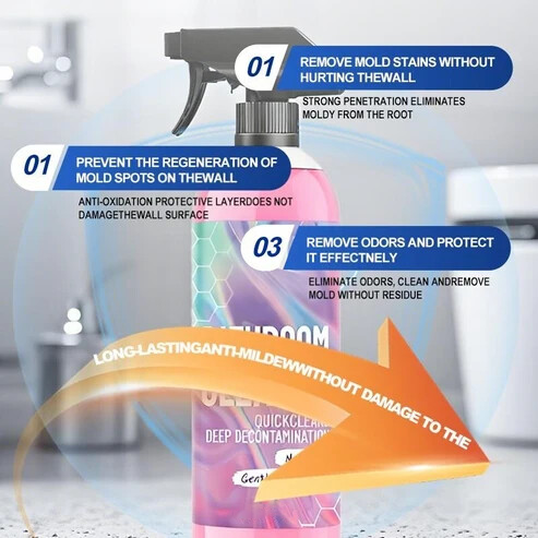 ✨ Bathroom Cleaner: Sparkle in Seconds, No Harsh Fumes