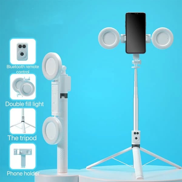 New 6 in 1 Bluetooth Selfie Stick