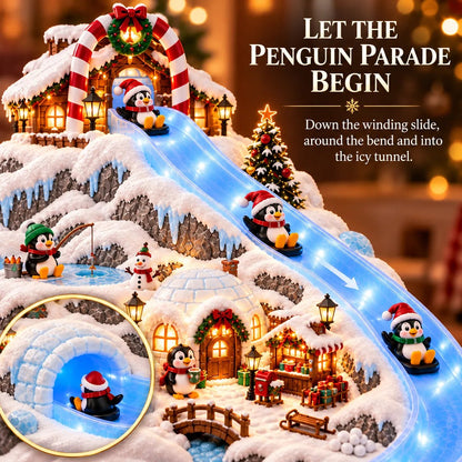🐧❄️ Penguin Christmas Slide Village – Animated Penguins & Glowing Winter Wonderland 🎄✨