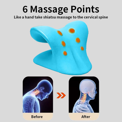 Neck Stretcher ,Neck Hump Corrector,Neck and Shoulder Relaxer Cervical Traction Device Pillow