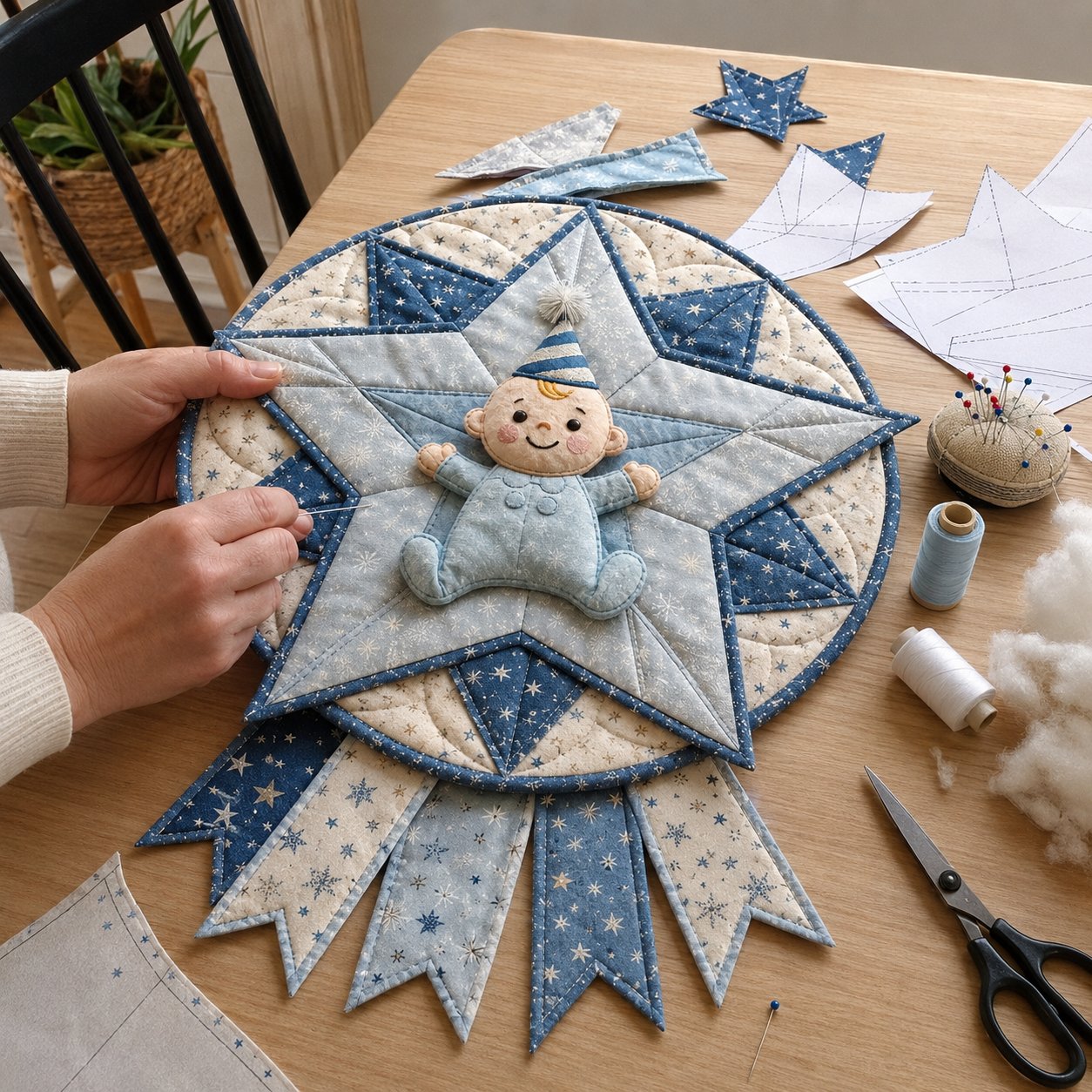🗓️ Beginner-Friendly 12-Month Themed 3D Quilted Door Hanger Sewing Kit Collection | Complete Kit with Coordinated Fabrics, Sewing Materials & Step-by-Step Guide Included 💕
