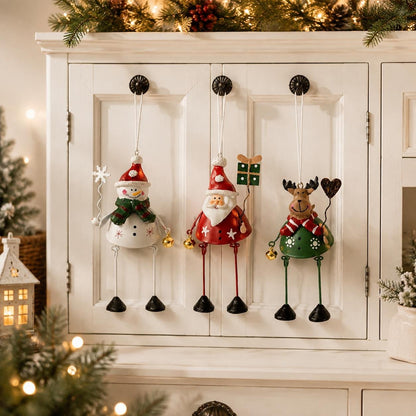 🌲Hot Sale Only ￡12.99!!!✨ Hand-Painted Metal Dangling Leg Christmas Ornaments