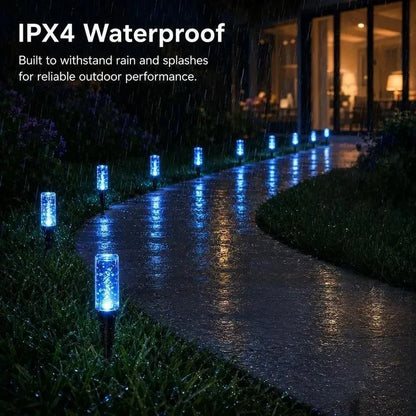 ⏰Last Day 49% OFF ✨Solar Pathway Lights Outdoor Crystal Bubble