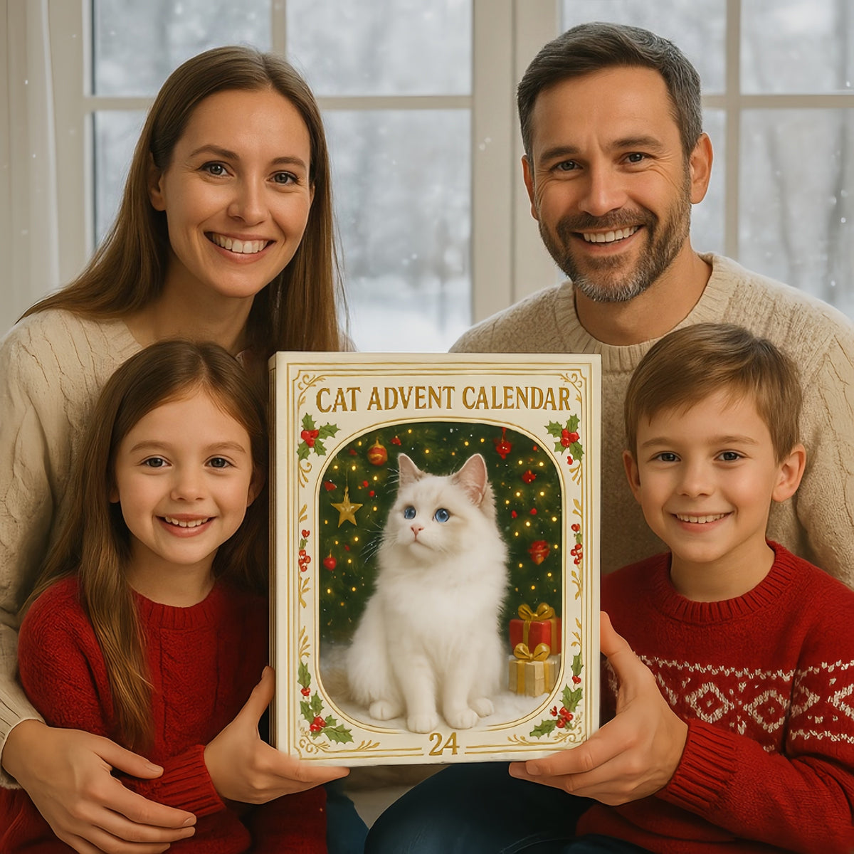 ⏰BUY 2 GET FREE SHIPPING⏰2026 Cat Advent Calendar Gift for Adults Friends Cat Owners and Lovers Christmas Holiday Countdown Gift 24 Designs Cats Charm Christmas Tree Ornament