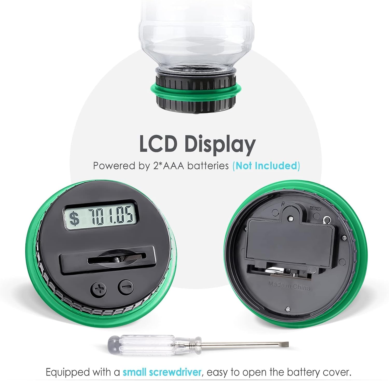 📢📢50% OFF !! ⏰Watch Savings Grow – Digital Money Box with Auto Coin Counting & Target Setting