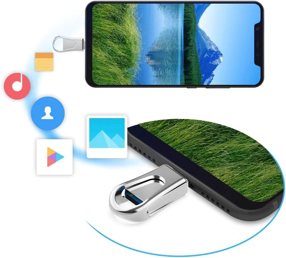 2-in-1 USB-C & USB-A Flash Drive – 64GB USB 3.0 Portable Storage