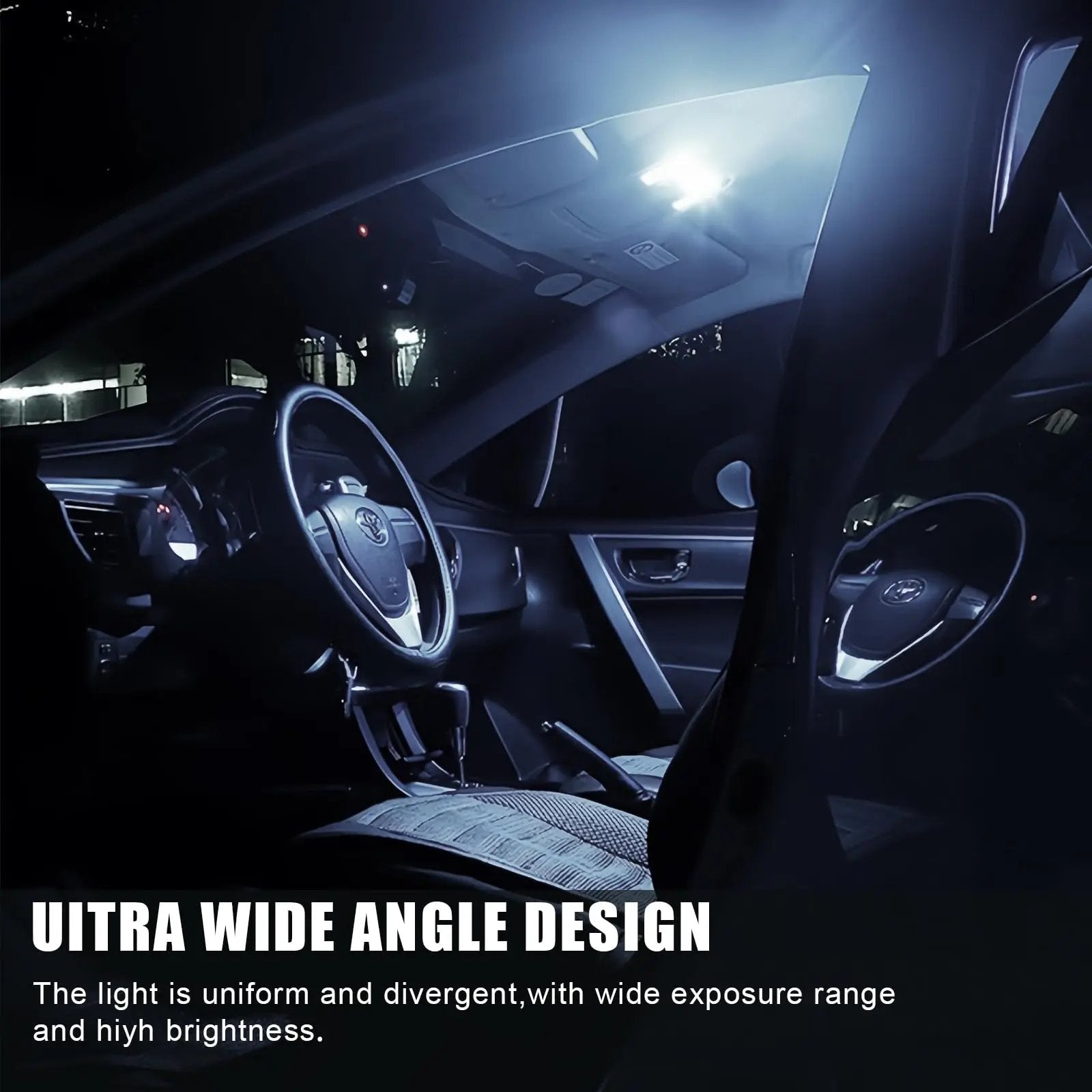 Super Bright White Interior Car Lights Kit Set
