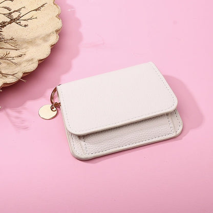 🌹RFID Short Wallets for Women – Fashionable Card Holder with Key Ring & Coin Purse