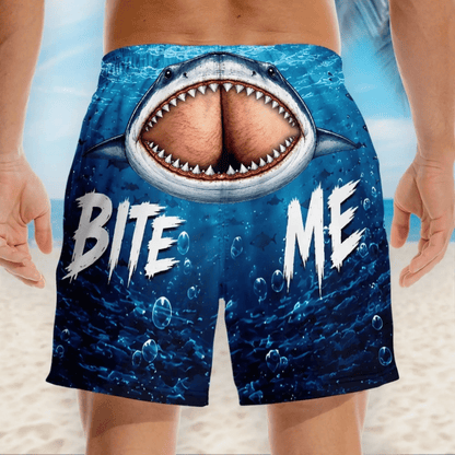 😂 Personalized Peekaboo Swim Trunks – Custom Name Cheeky Beach Shorts 🩳🌴**