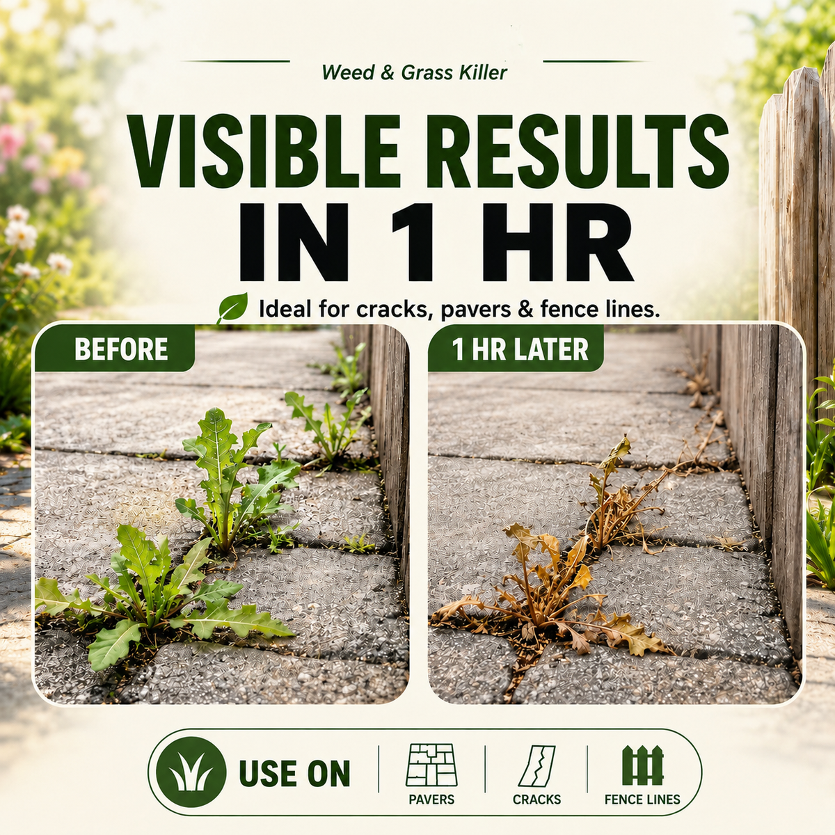 🏆 Official Store |Ready-to-Use Weed & Grass Killer