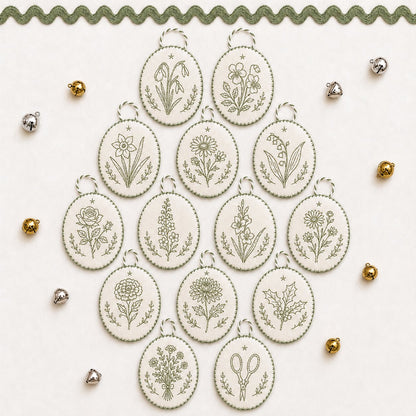 ⏳ Last Day 49% OFF – 🧵Beginner-Friendly DIY Heirloom Oval Embroidery Ornament Kit Collection | Complete Kit with All Tools & Step-by-Step Guide Included 💕