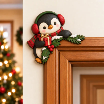 ⏳ Last Day 49% OFF – 🎄 3D Christmas Peekaboo Door Frame Corner Decor | 8 Festive Character Designs with Left & Right Options for Doorways, Entryways & Holiday Corners ✨