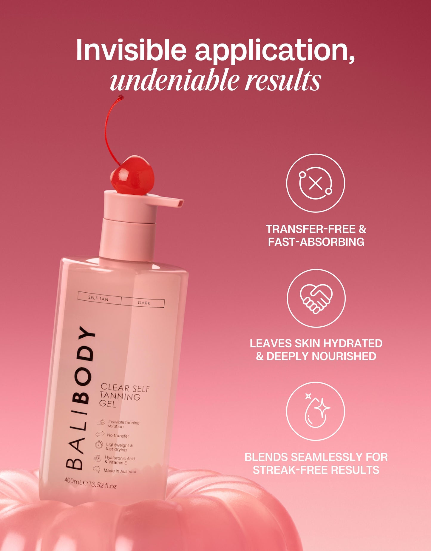 ☀️Summer Sale☀️Clear Self Tanning Gel (400ml/13.52fl.oz) -- Sunless Tanning, Whole Body, Tropical Scent