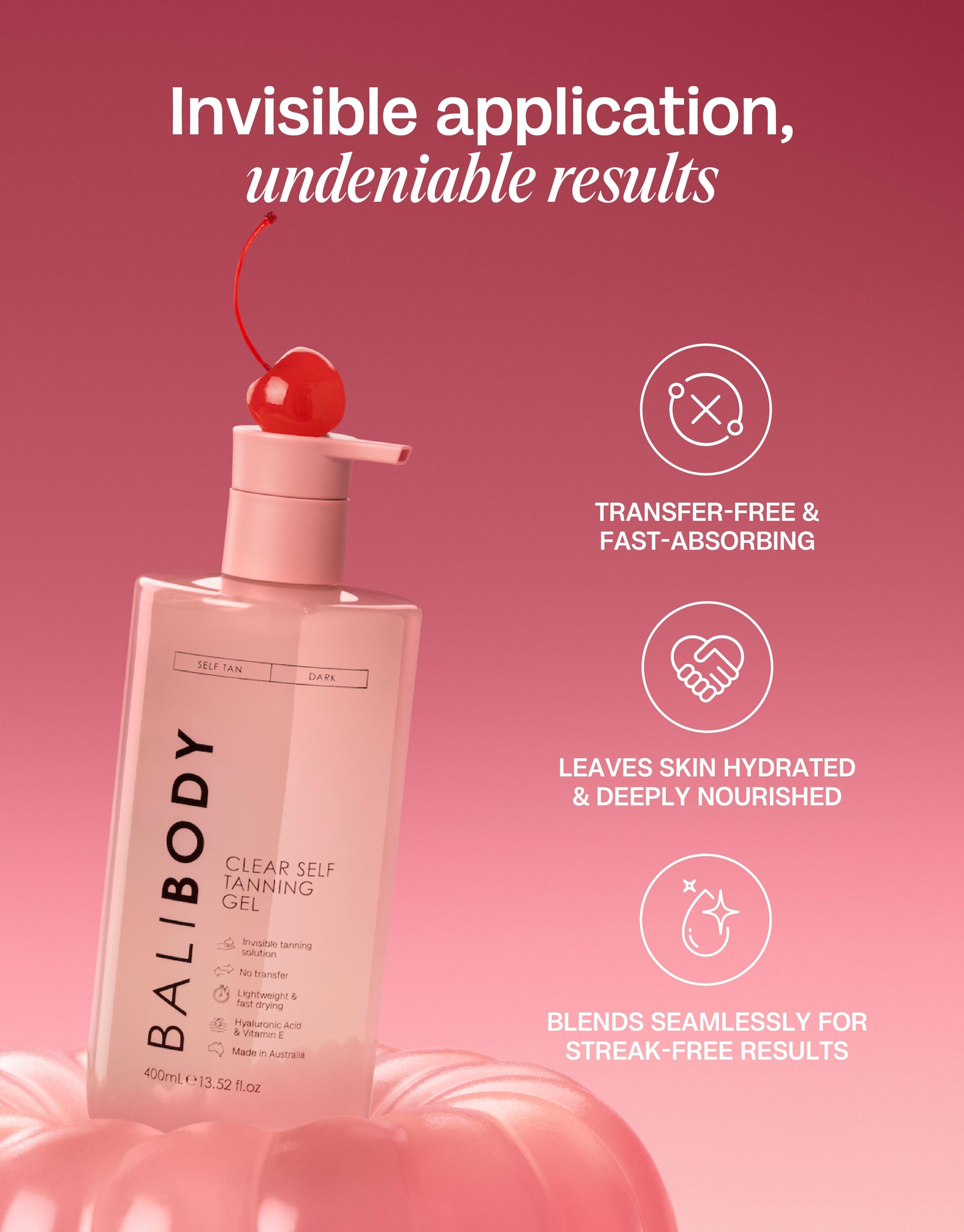 ☀️Summer Sale☀️Clear Self Tanning Gel (400ml/13.52fl.oz) -- Sunless Tanning, Whole Body, Tropical Scent