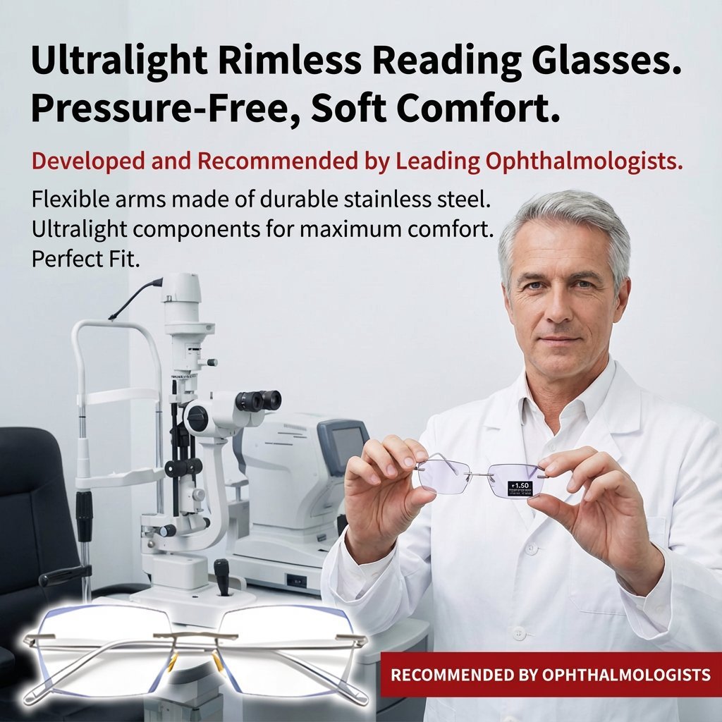 【Co-Created by Designers】Gypsophila Smart Zoom and Color-Changing Reading Glasses, Auto Focus Distance Near Progressive Multi-focus HD Vision