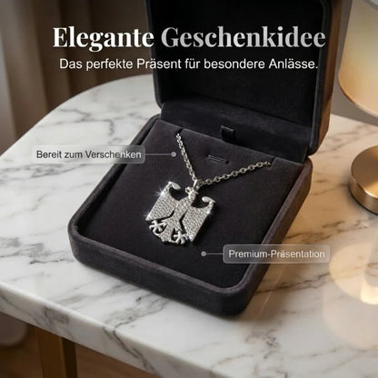 🦅🇩🇪 Halskette mit Bundesadler-Emblem! Trage deine Verbundenheit mit Stolz – edles Design, hochwertig verarbeitet. 🔥✨