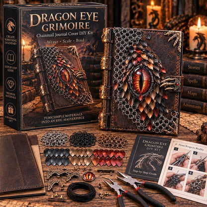 🐉 Dragon Eye Grimoire Cover DIY Kit