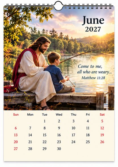✝️2027 Seasons of Faith Wall Calendar