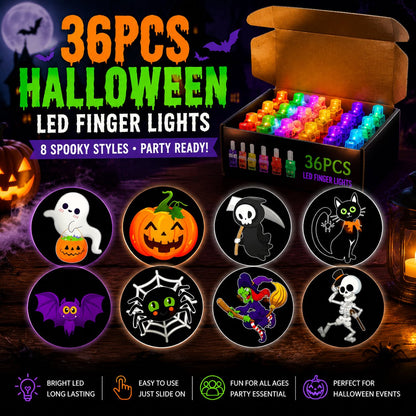⏰Limited Stock 49% OFF🎃Halloween Finger Projector Lights – Mini Pattern Projector