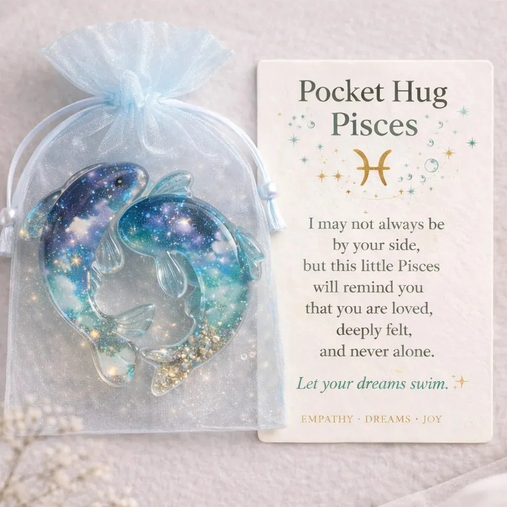 ⚡️🎁🔮Zodiac Glass Pocket Hug