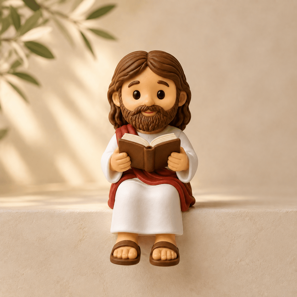 ✝️🙏 Jesus Shelf Sitter Figurines – 5 Meaningful Poses ❤️ Christian Faith Desk & Shelf Décor 🎁
