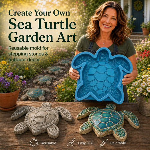 🔥LAST DAY 50% OFF - 🌊 Reusable Ocean Theme Garden Art Mold – Make Your Garden Truly One of a Kind (📦Buy 2 Free Shipping)