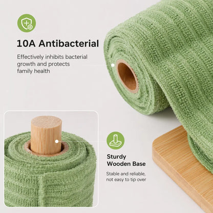 Tearable Plush Cleaning Cloth Roll