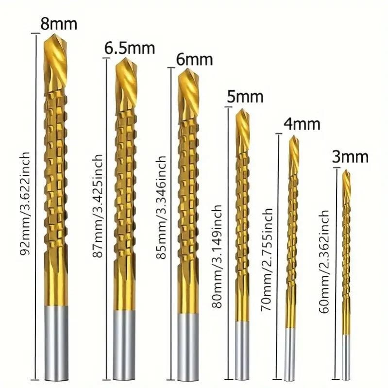 🔩Titanium-Coated Drill Bit Set