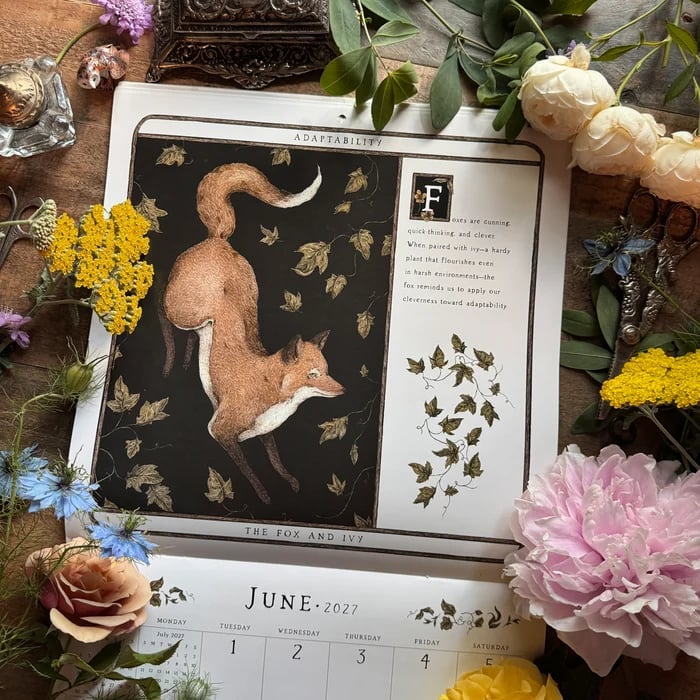 🦊🌿 2027 Woodland Wardens Wall Calendar