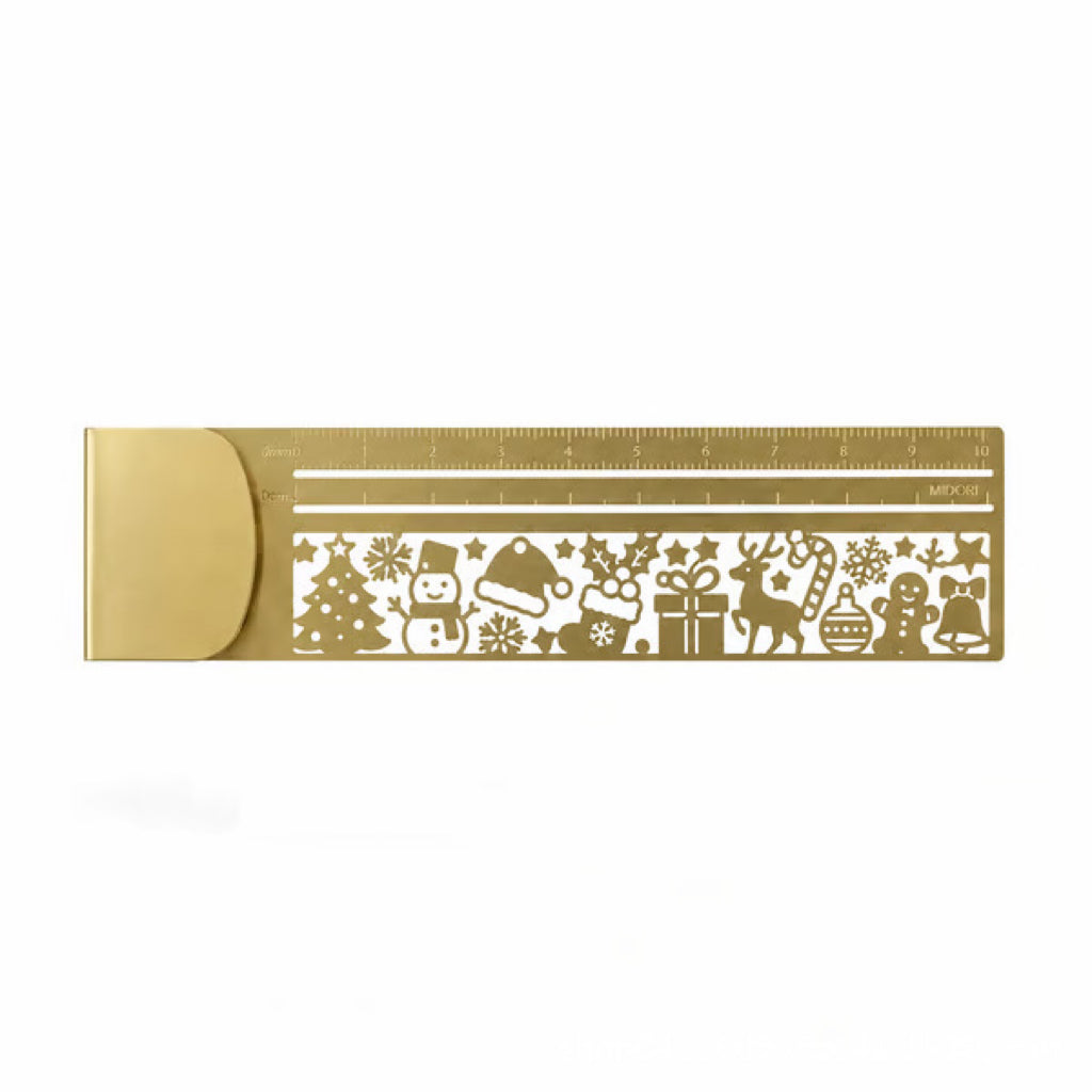 🐱✨ Cat Lover’s 2-in-1 Metal Bookmark Ruler