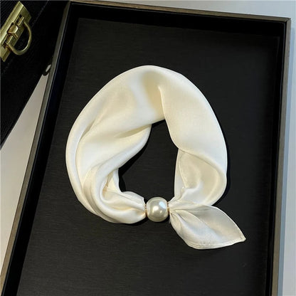 🏆25K+ SOLD 🔥2026 HOT SALE ✨ Effortless Glamour: Pop-On Pearl Necklace Scarf 🧣