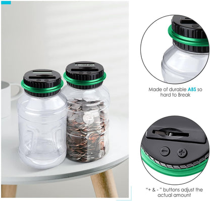 📢📢50% OFF !! ⏰Watch Savings Grow – Digital Money Box with Auto Coin Counting & Target Setting